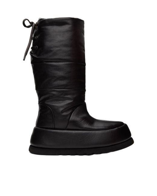 Marsèll Black Bombo Round Head Boots