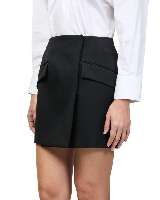 Givenchy Black Tailored Mini Skirt