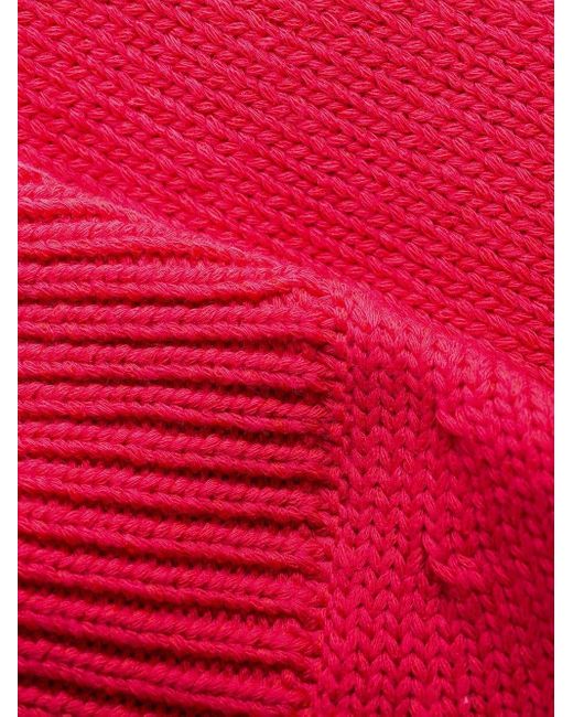 KENZO Red Logo Knitted Dress