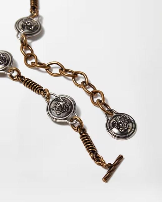 Versace Metallic Novantatré Necklace for men