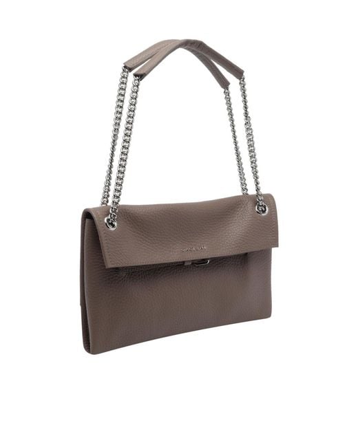 Orciani Brown Venus Small Chain Shoulder Bag