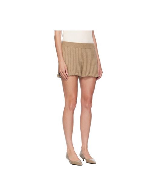Lisa Yang White Feliza Shorts