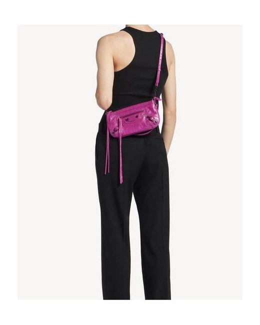 Balenciaga Pink Le City Zip Shoulder Bag
