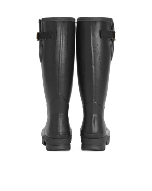 Barbour Black Tempest Wellingtons for men