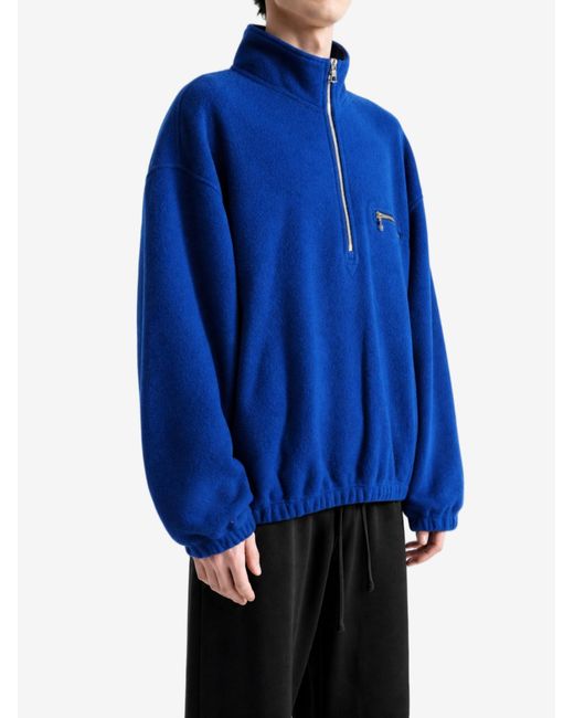 Rier Blue Long-Sleeved Sweatshirt for men