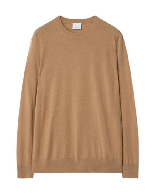 Burberry Natural Round Neck Sweater