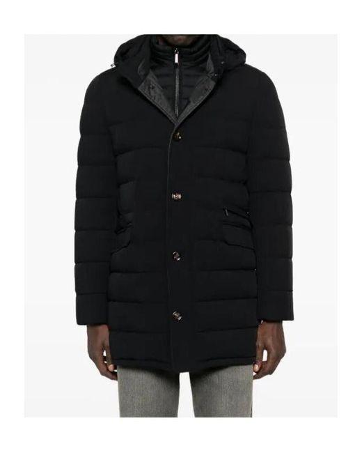 Moorer Blue Calandri Padded Jacket for men