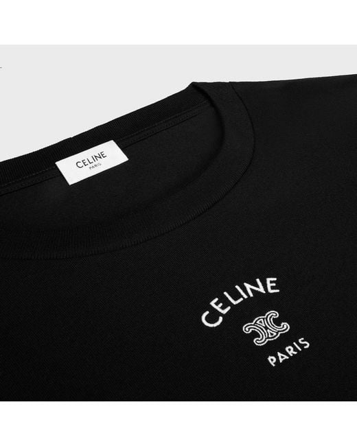 Céline Black Long-Sleeved T-Shirt