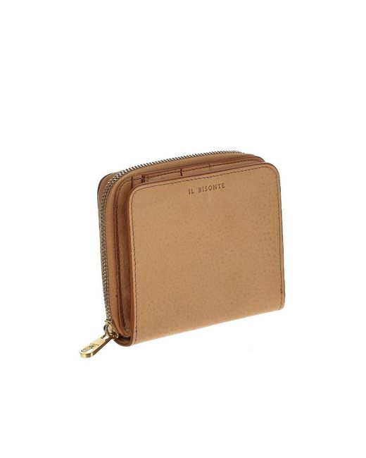 Il Bisonte Natural Logo Wallet