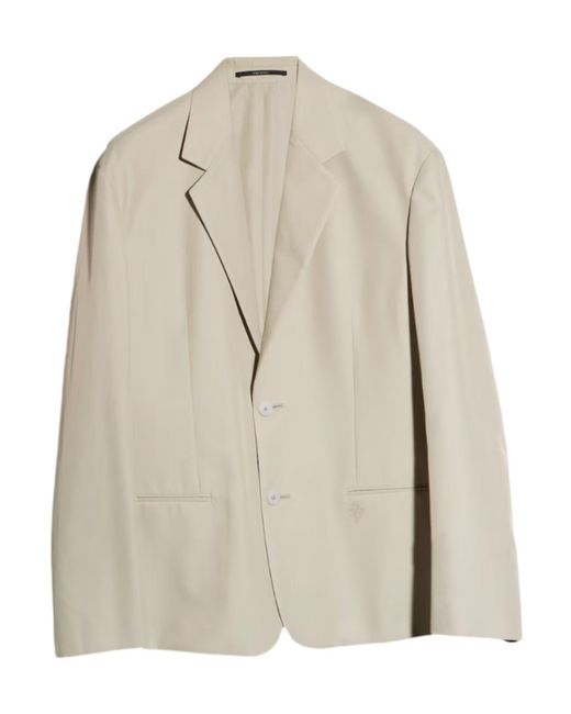 Gucci Natural Lightweight Cotton Nylon Twill Jacket for men