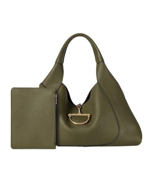 Gucci Green Softbit Maxi Shoulder Bag