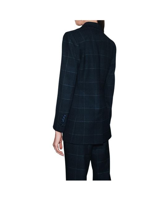 Marella Blue Long-Sleeve Jacket