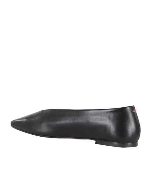 Aeyde Black Pointed Flat Shoes