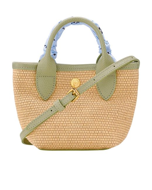 Longchamp Metallic Embroidered Mini Shoulder Bag