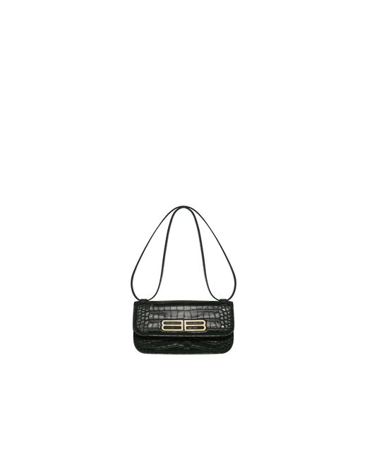 Balenciaga Black Small Gossip Satchel Bag