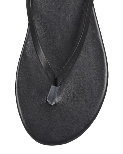Ancient Greek Sandals Black Saionara Leather Flip Flops