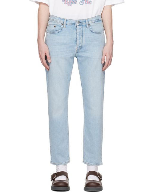 Acne Blue Slim-Fit River Jeans for men