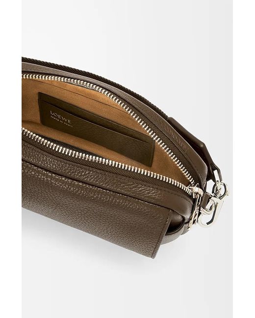Loewe Brown Small Pebble Messenger Bag for men
