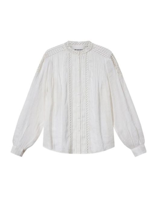 Isabel Marant White Polda Top