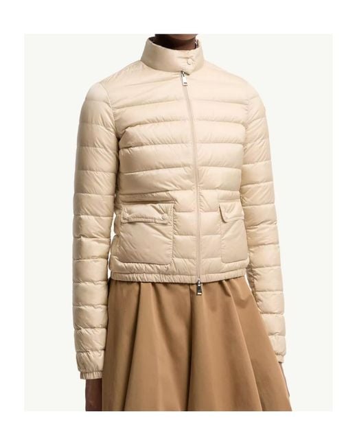 Moncler Natural Lans Short Down Jacket L