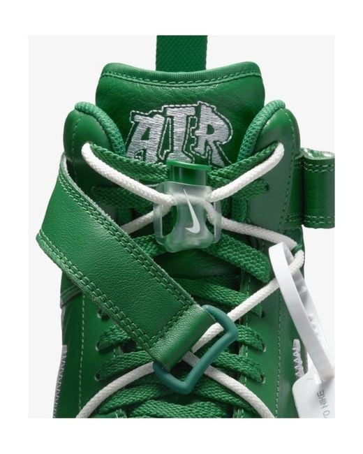 Nike Green Round Head Lace High-Top Skate Shoes for men