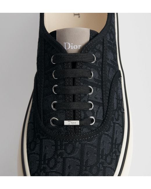 Dior Black Homme Saltwind Low-Top Sneakers for men