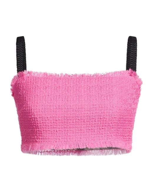 Dolce & Gabbana Pink Solid Colour Tops