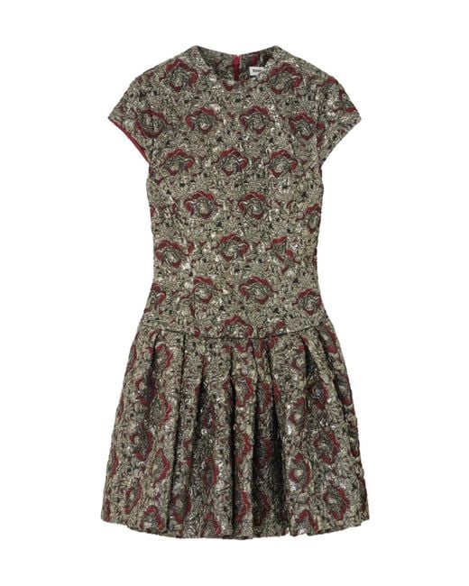 knee length dresses for ladies Simkhai Metallic Jocelyn Midi Dress
