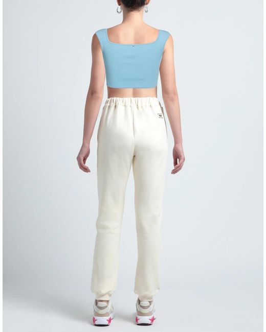 Sportmax Blue Sleeveless Square Neck Cropped Top