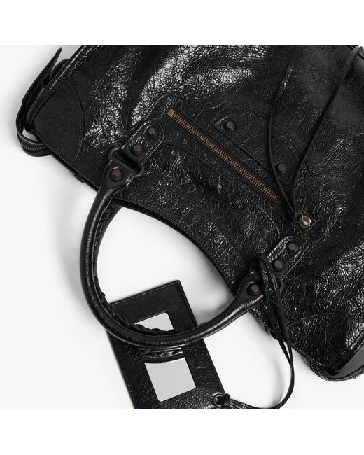 Balenciaga Black Le City M Shoulder Bag