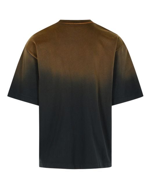 Off-White c/o Virgil Abloh Black 'Laundry Skate' Cotton T-Shirt for men