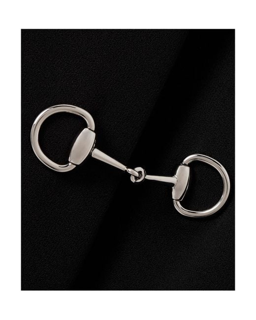 Gucci Black Heavy Sable Horsebit Dress