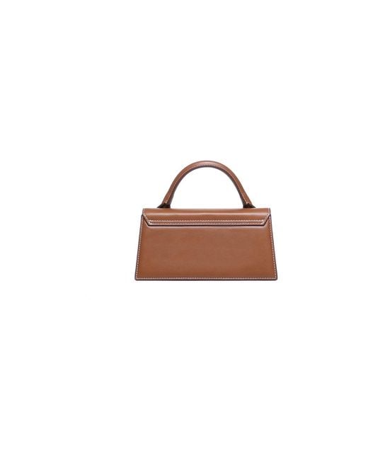 Jacquemus Brown Le Chiquito Logo Plaque Long Tote Bag