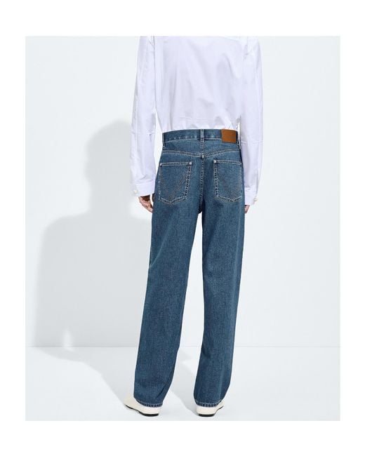 Bottega Veneta Blue Wide Leg Jeans for men