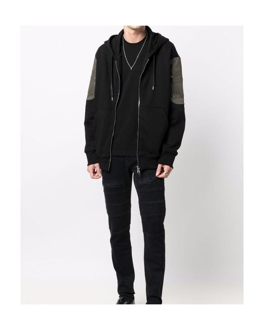 Neil Barrett Black Zippered Sweatshirt for men