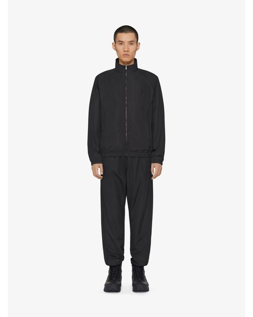 Givenchy Black Tracksuit Jacket With 4G Detail for men