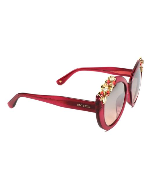 Jimmy Choo Pink Logo Sunglasses