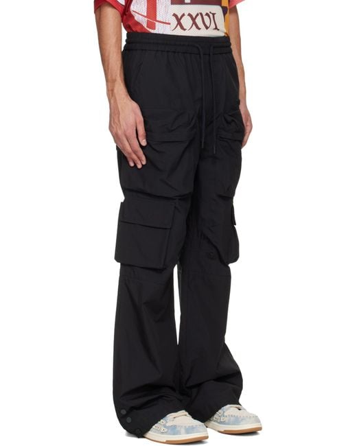 Amiri Black Multi Pocket Cargo Pants for men