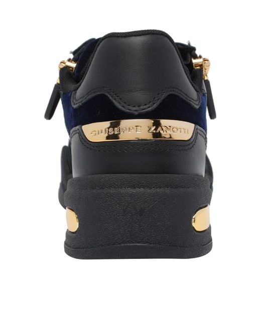 Giuseppe Zanotti Black Gz-Ghost Lace-Up Sneakers for men