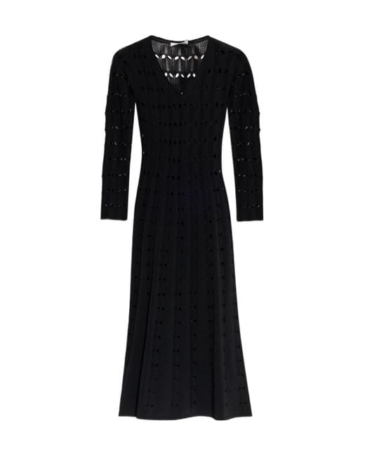 Zimmermann Black Rhiannon Pointelle Maxi Dress
