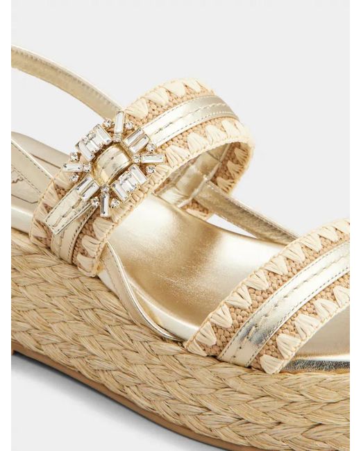 Roger Vivier Natural Wedge Sandals