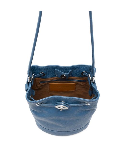 Zanellato Blue Drawstring Shoulder Bag