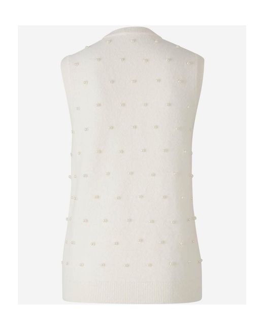 Zimmermann White Illuminate Embellished Vest
