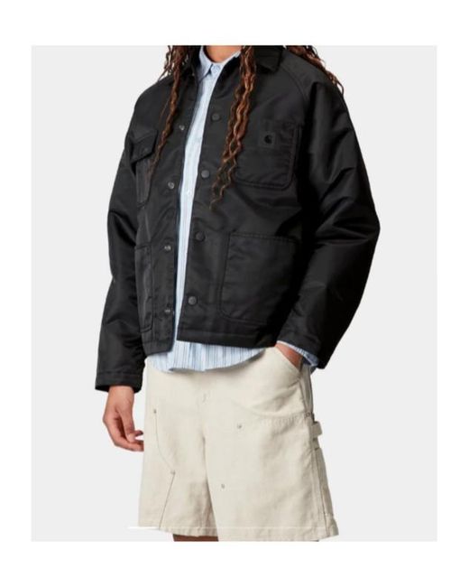 Carhartt Black W' Alumni Chore Coat