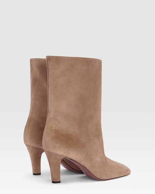Paris Texas Brown Elsa Ankle Boot 75