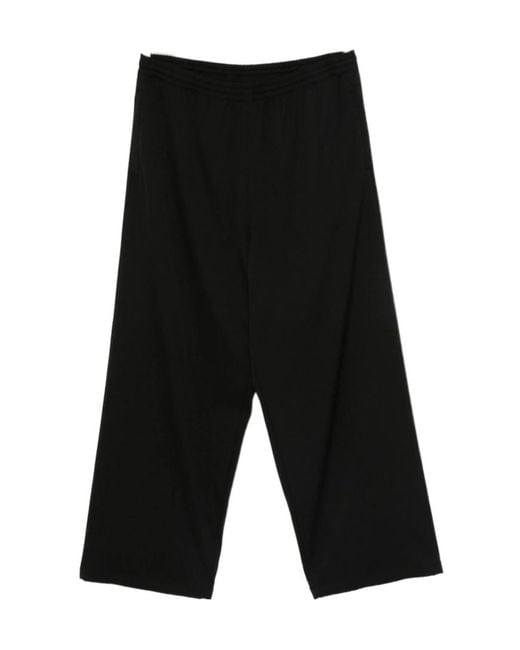 Balenciaga Black Elastic-Waist Trousers for men