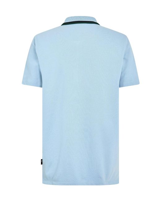 Paul Smith Blue Zipper Polo Shirt for men