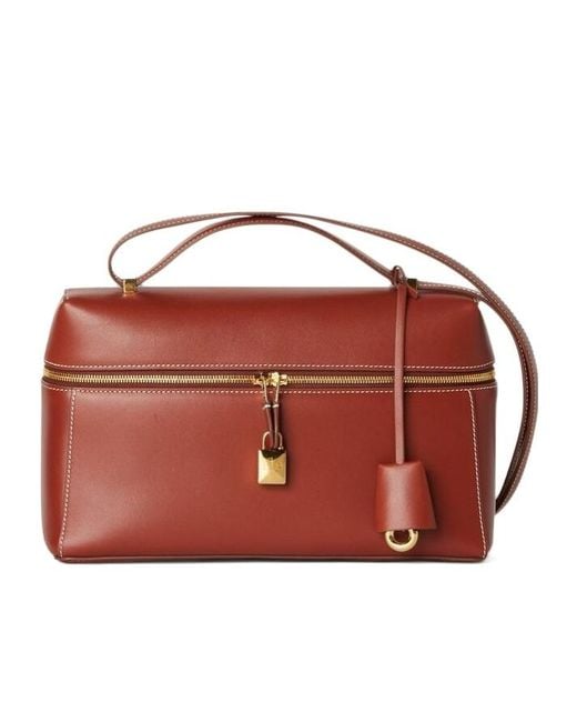 Loro Piana Red Extra Shoulder Bag