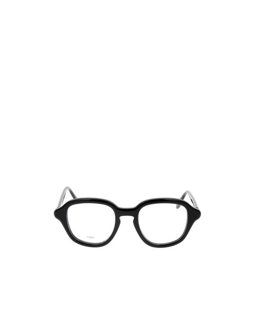 Loewe White Square Frame Glasses