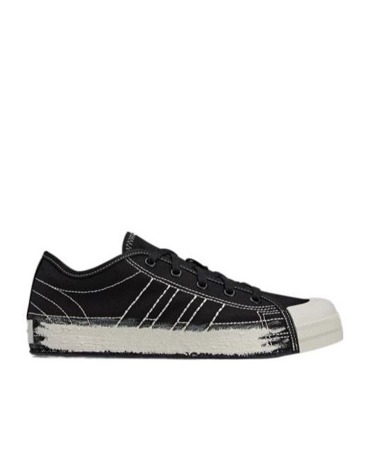 Adidas Black Nizza Lo Low Top Casual Shoes for men